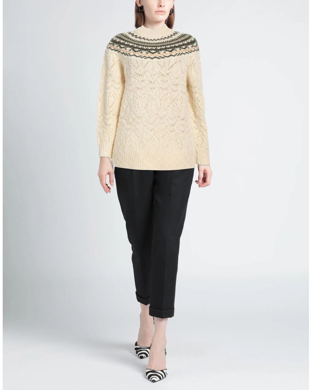 Isabel Marant Natural Knitted Sweate