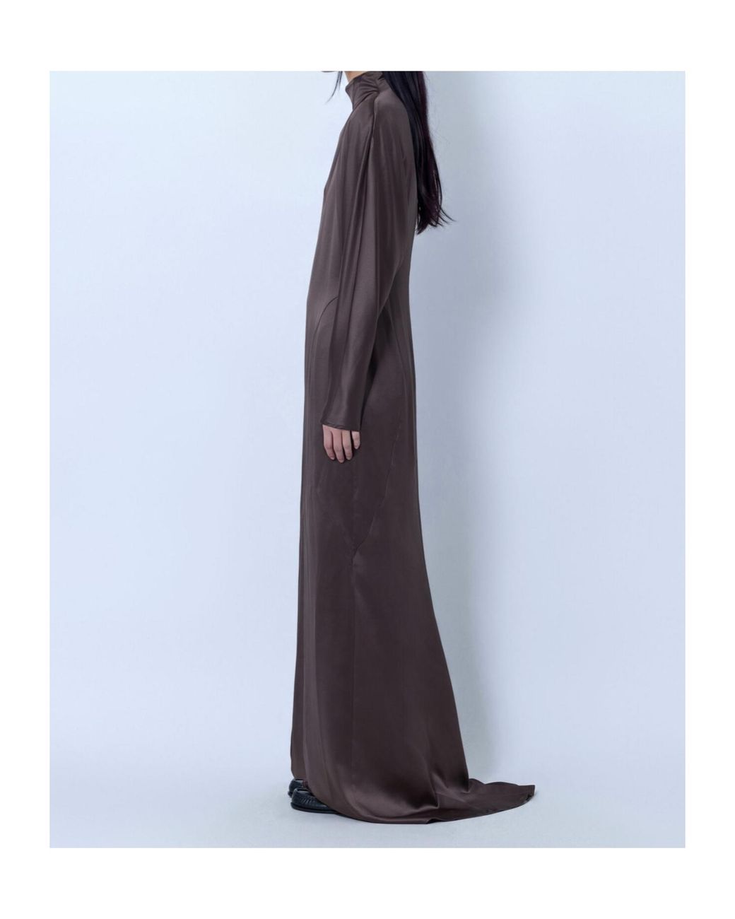 Max Mara Brown Spuma Long Dress