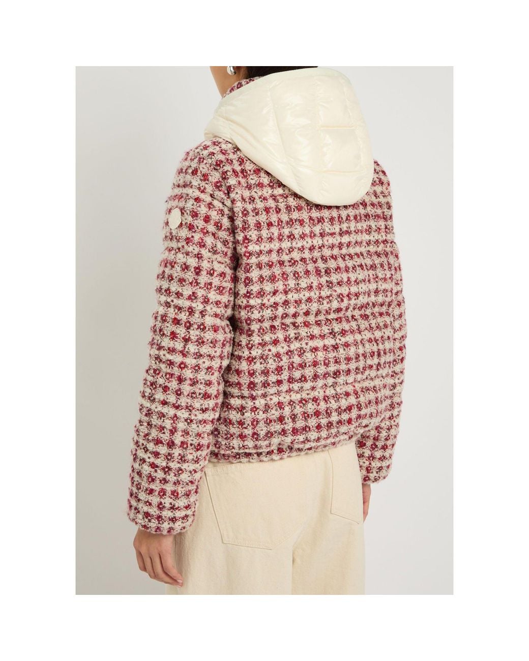 Moncler Red Tweed Jacket