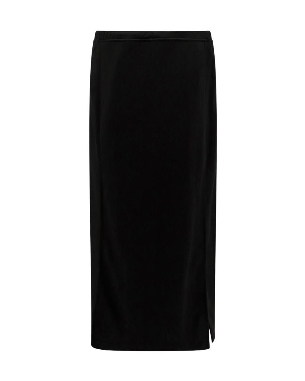 Courreges Black Courrèges Tracksuit Interlock Long Skirt