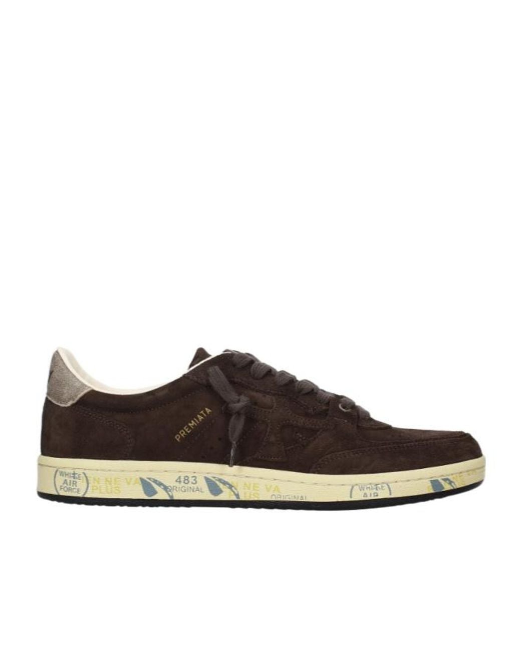 Premiata Brown Bskt Sneakers for men