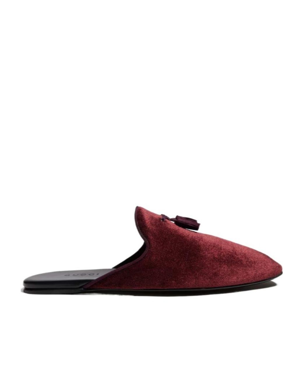 Gucci Red Slipper With Tassel for men