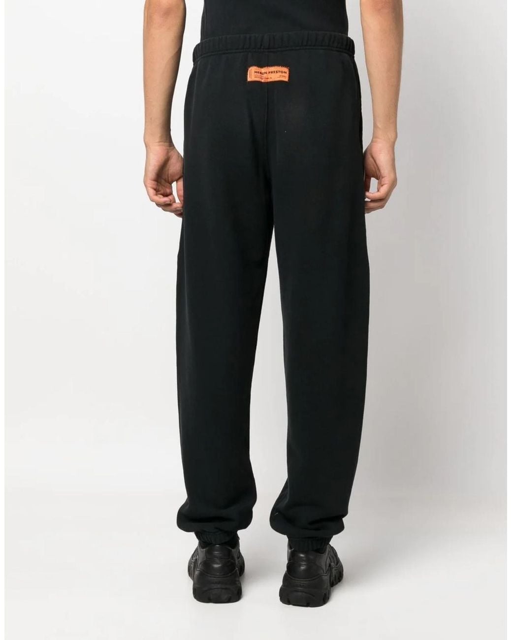 Heron Preston Black Logo Sweatpants for men