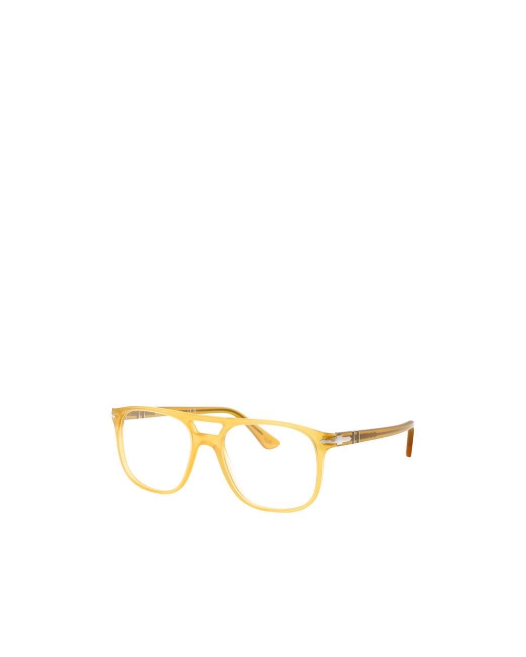 Persol Metallic Greta Pilot Frame Glasses for men