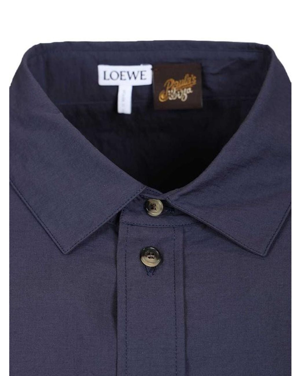 Loewe Blue Short Sleeve Shirt for men