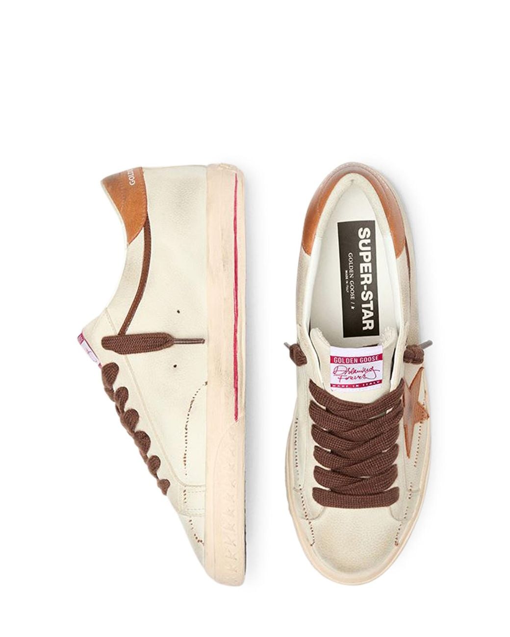 Golden Goose Deluxe Brand Multicolor Vintage-Inspired Low-Top Sneakers With Distinctive Star Emblem for men