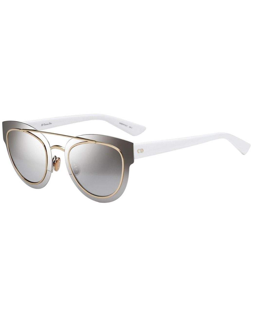 Dior White Logo Sunglasses