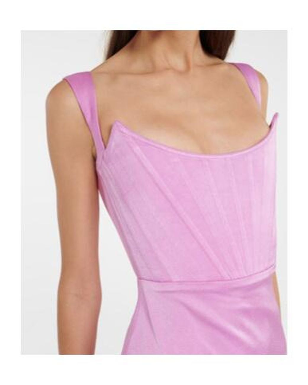 Alex Perry Purple Halse Crepe Dress