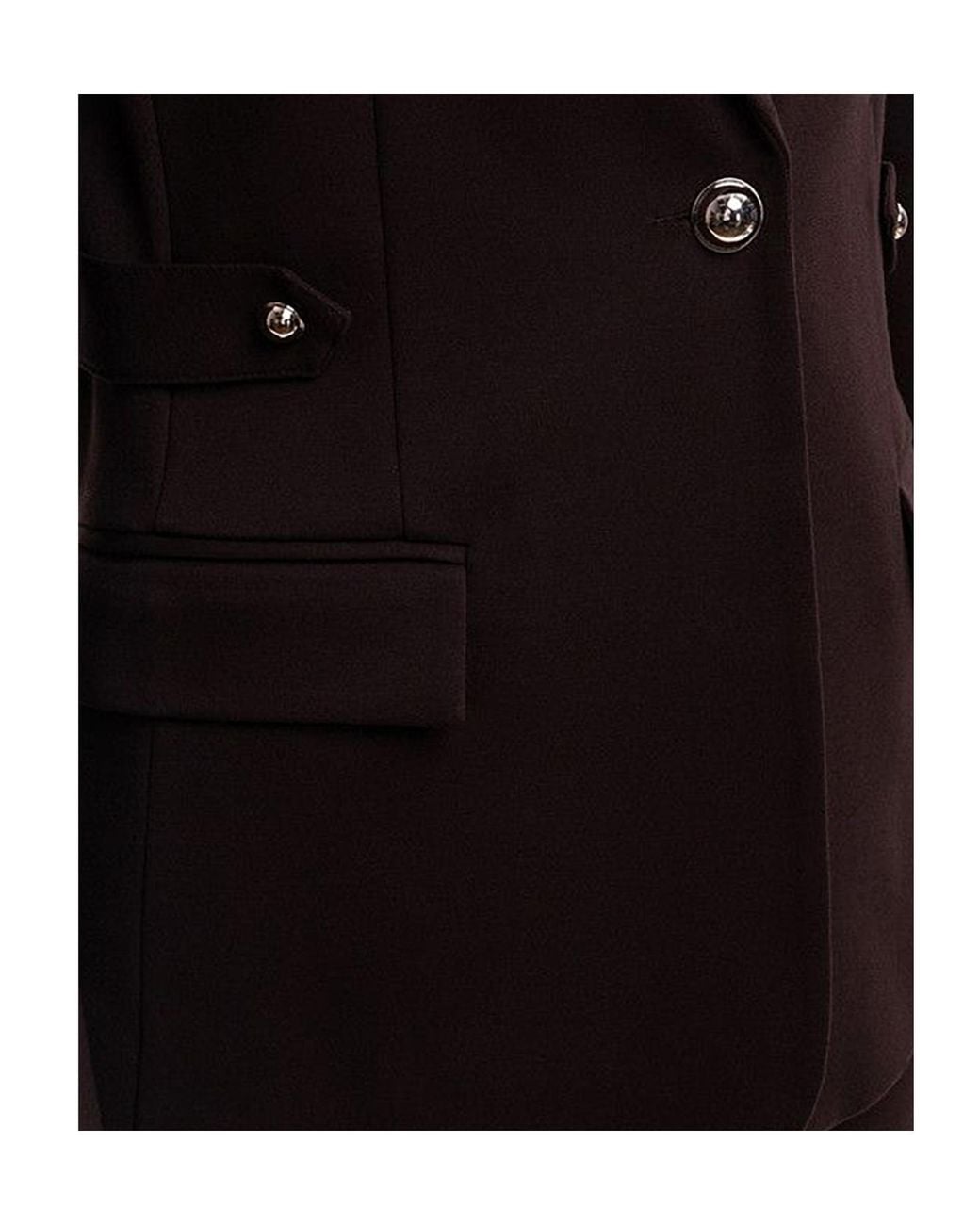 Twinset Brown Single-Button Long-Sleeve Blazer