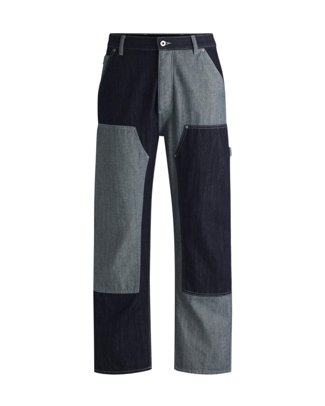 Boss Blue Versatile And Minimalist Trousers for men