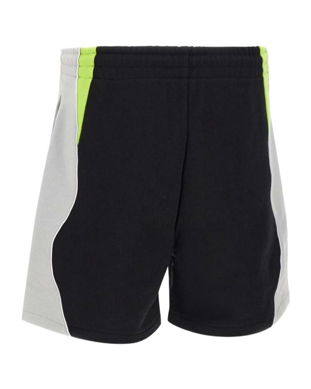Casablanca Blue Color-Block Drawstring Shorts for men