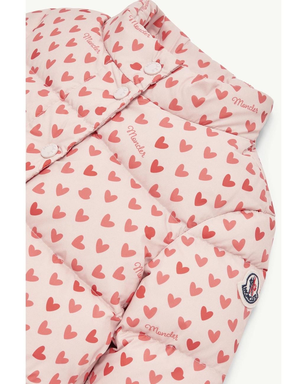 Moncler Pink Bashira Printed Down Jacket