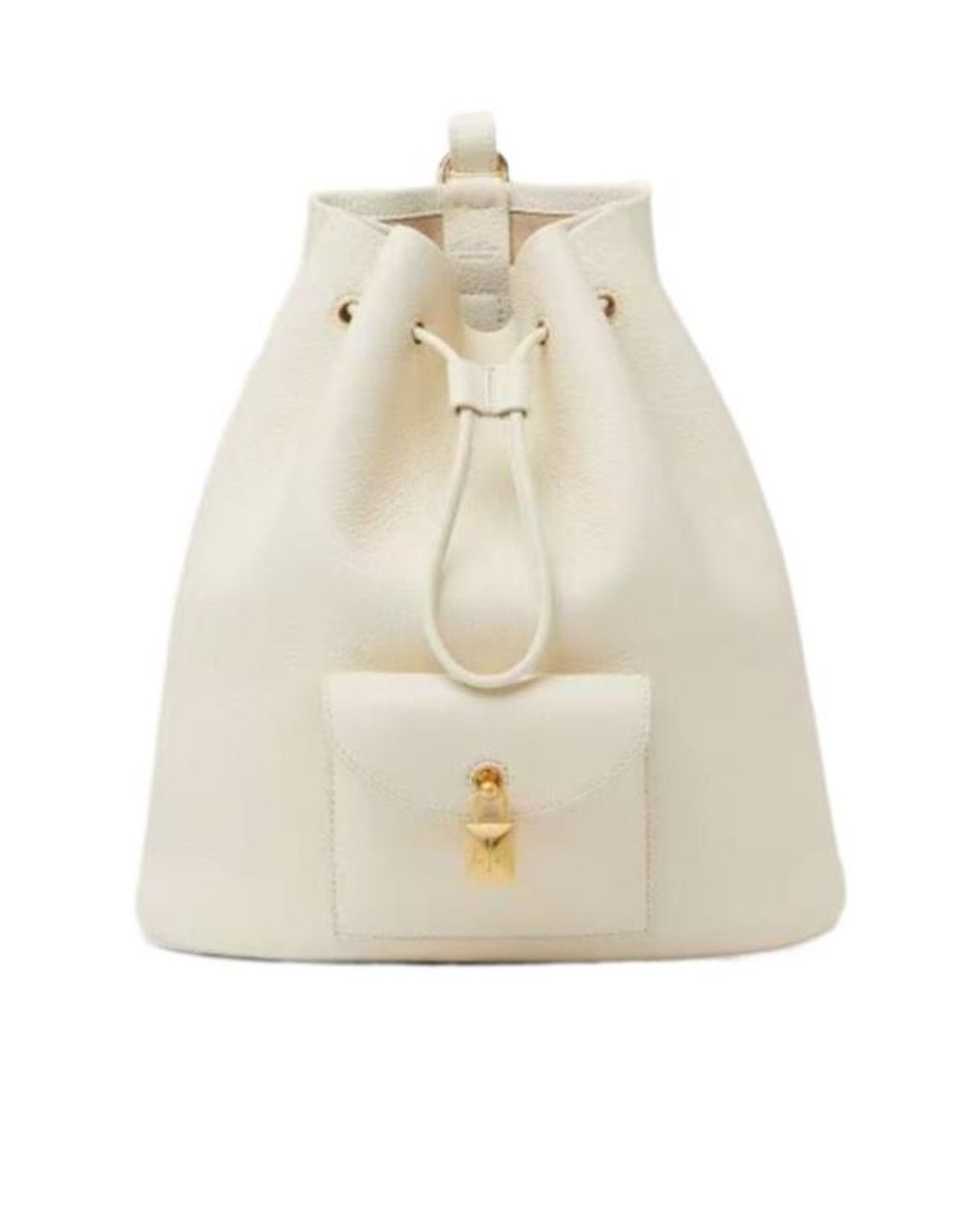 Loro Piana Natural Extra Drawstring Backpack