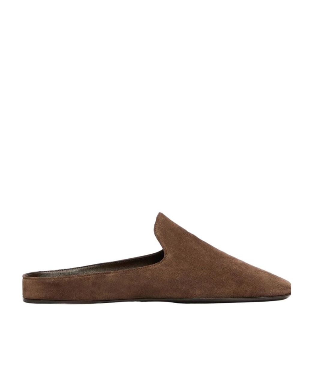 Max Mara Brown Slip-On Flat Shoes