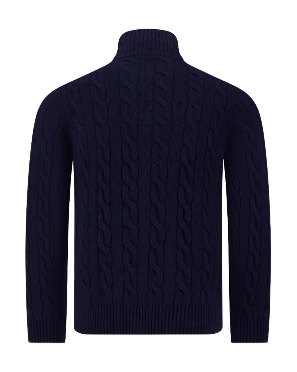 Gran Sasso Blue Zippered Knit Cardigan for men