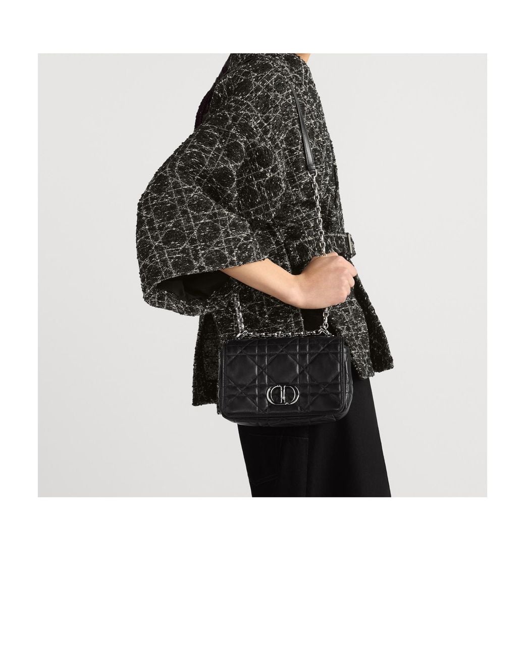 Dior Black Small Soft Caro Bag