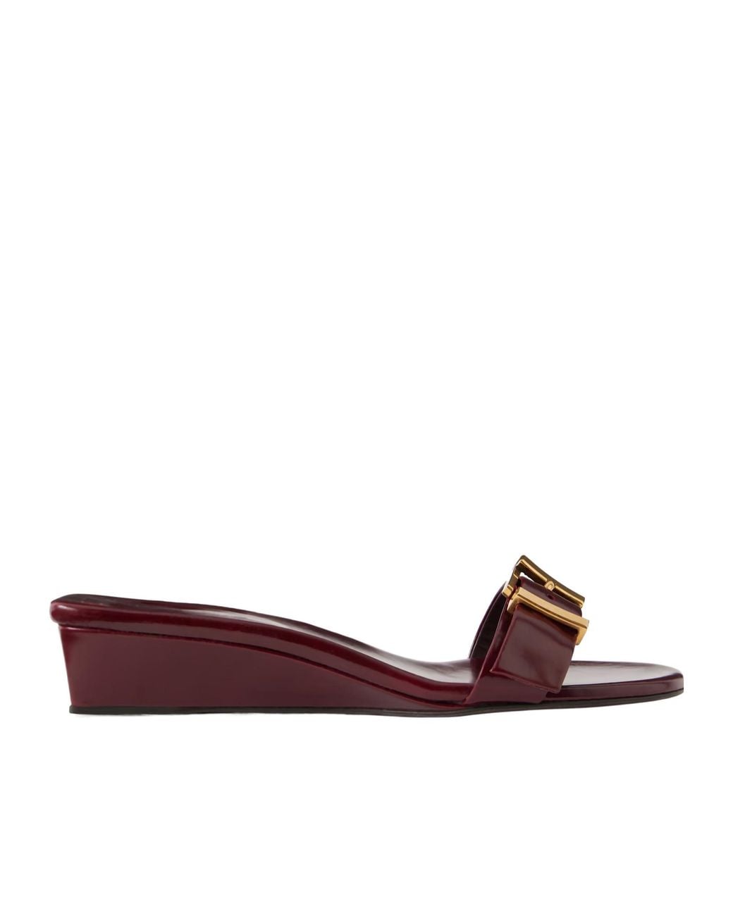 Khaite Brown Smooth Leather Sandals