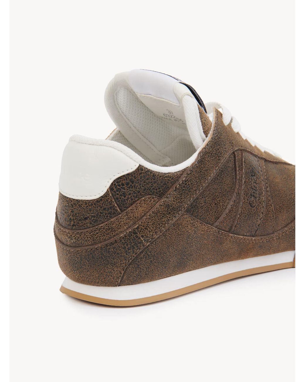 Chloé Brown Chloé Kick Low-Top Sneakers