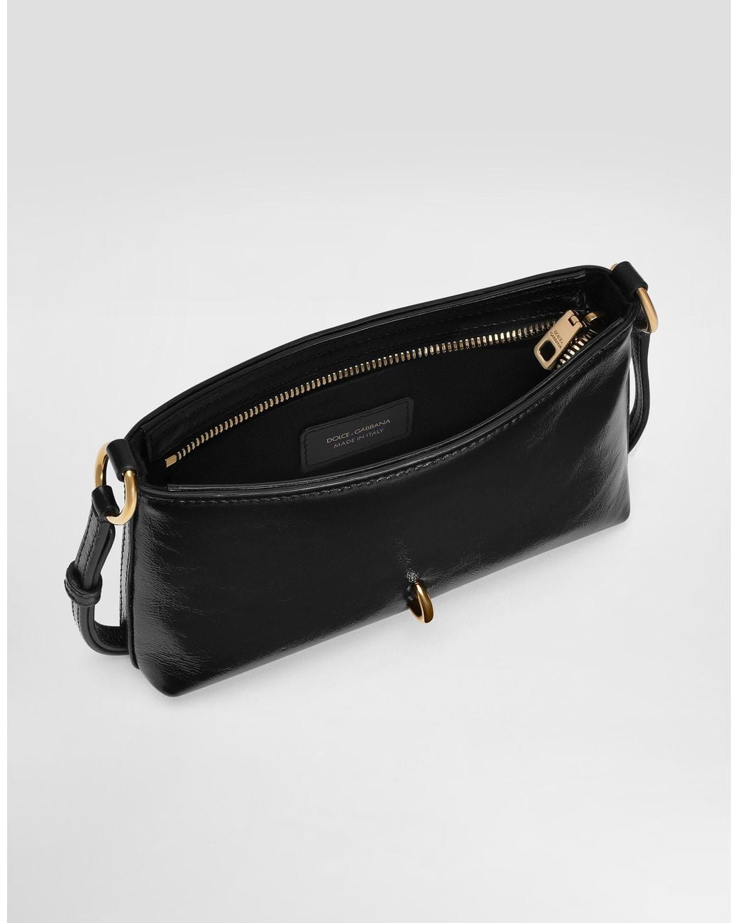 Dolce & Gabbana Black Lock Shoulder Bag