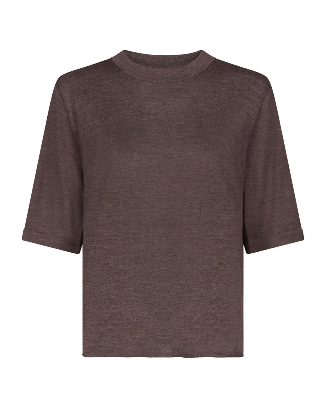 Loulou de Saison Brown Short-Sleeved T-Shirt
