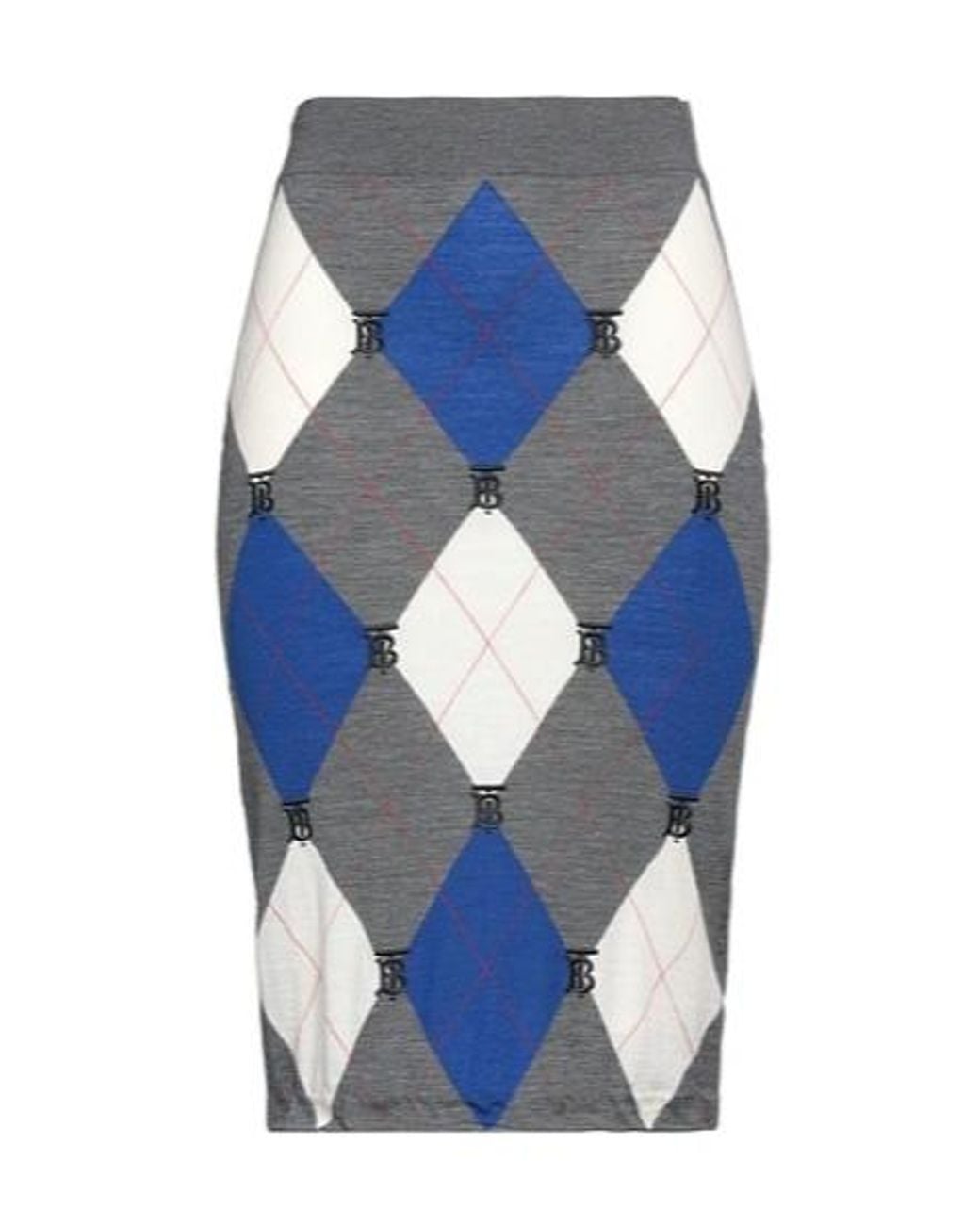 Burberry Blue Midi Skirts