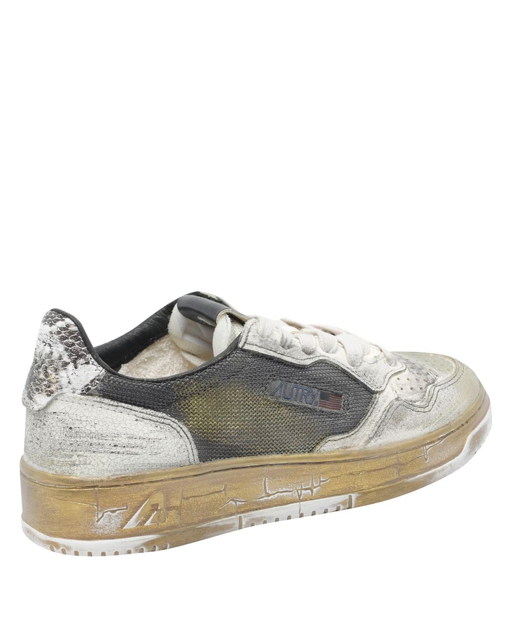 Autry Gray Medalist Super Vintage Sneakers
