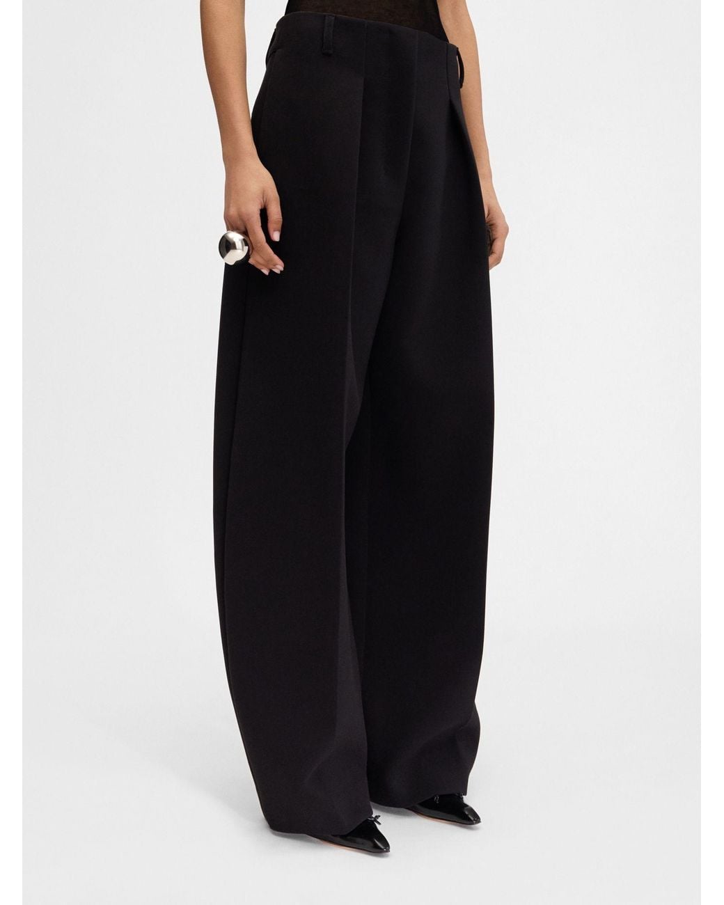 Jacquemus Black The Ovalo Trousers