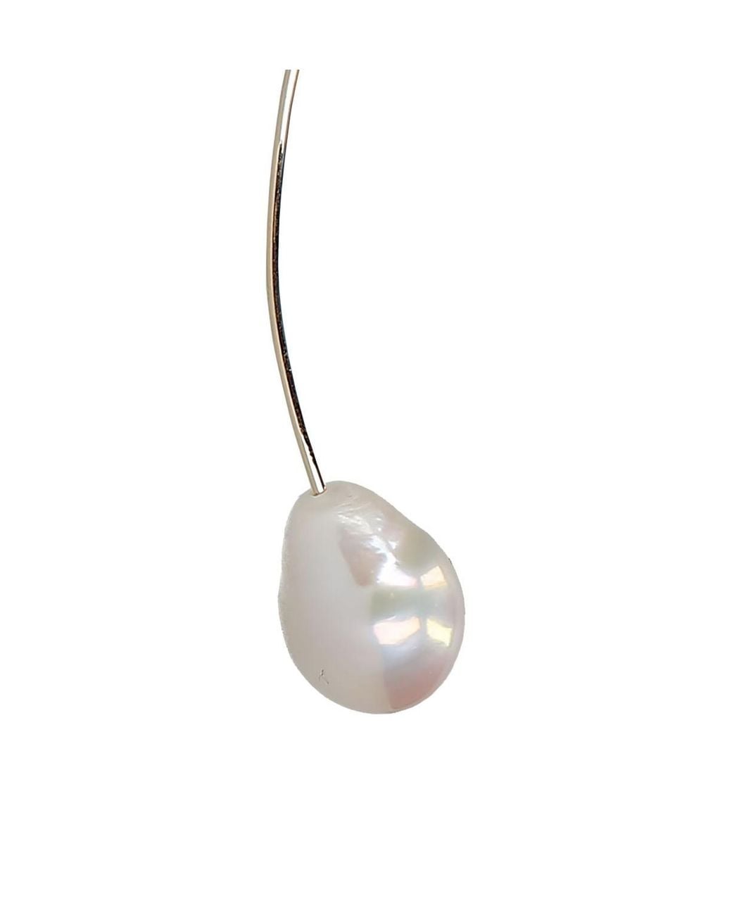 Sophie Bille Brahe White Ariel Single Pearl Earring