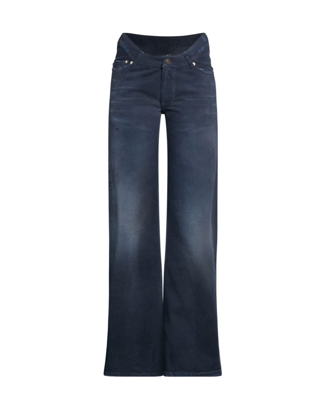 Balenciaga Blue Dark Straight-Leg Jeans