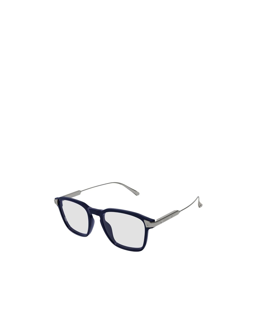 Cartier White Square Frame Glasses for men