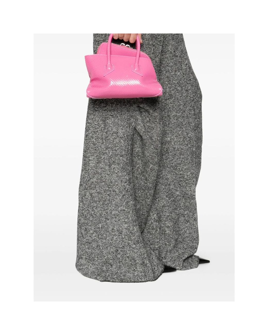The Attico Pink The La Passeggiata Zip-Up Tote Bag