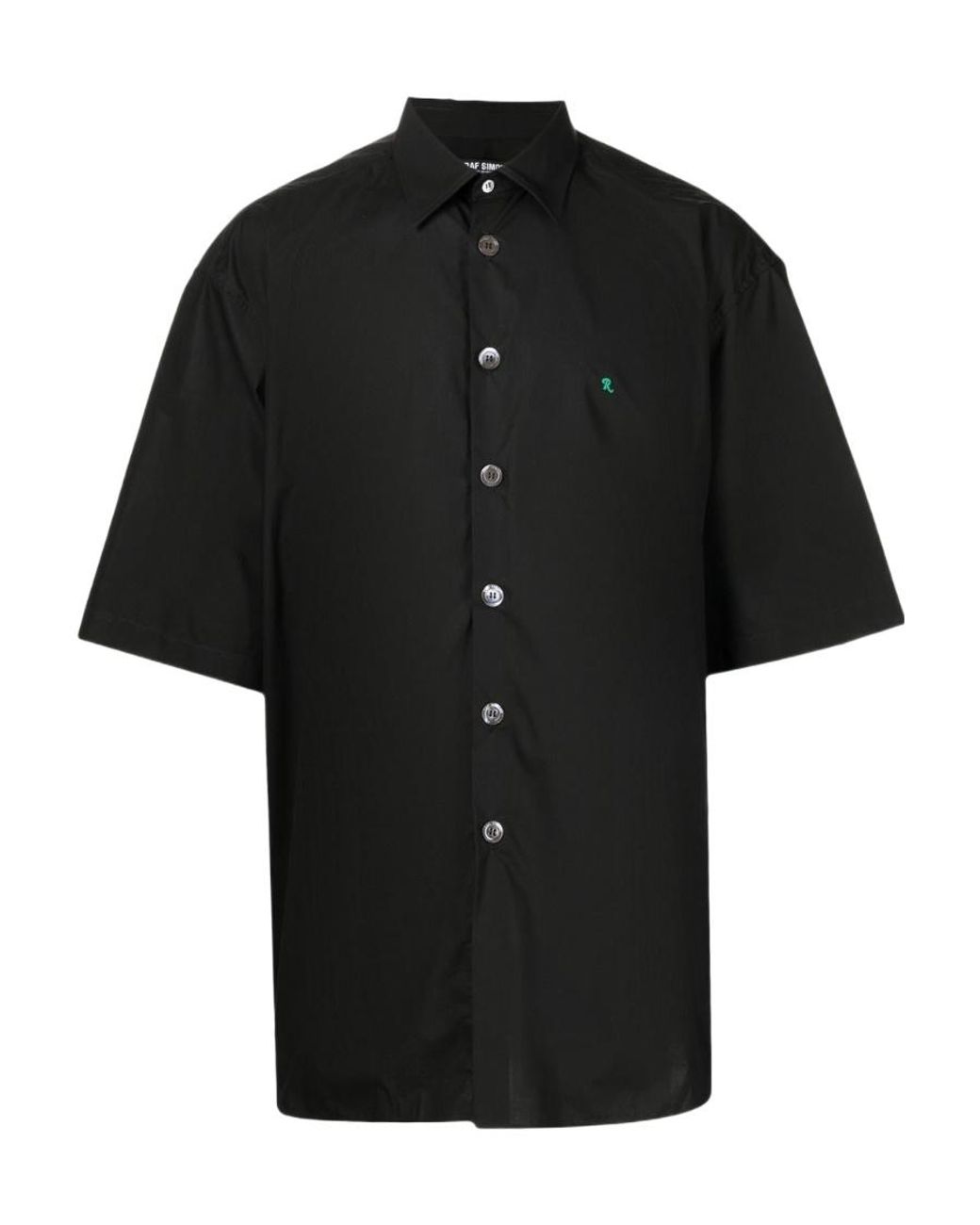 Raf Simons Black Short-Sleeve Shirt for men