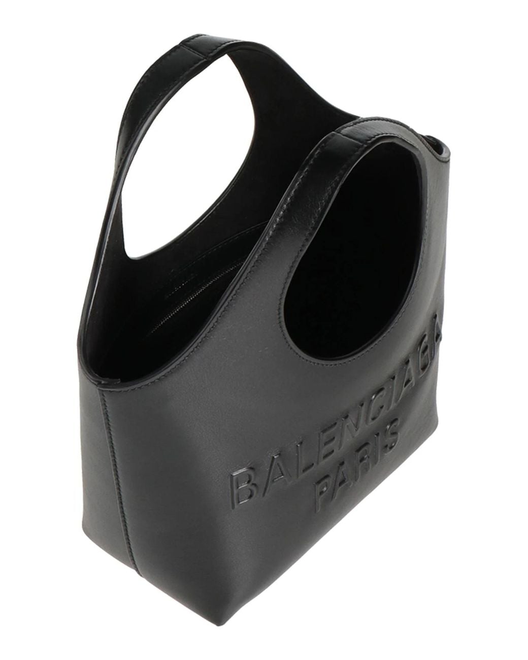 Balenciaga Black Leather Handbags
