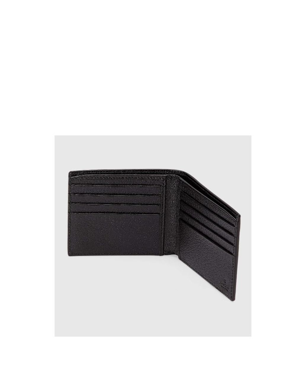 Gucci Black Interlocking G Card Case Wallet for men