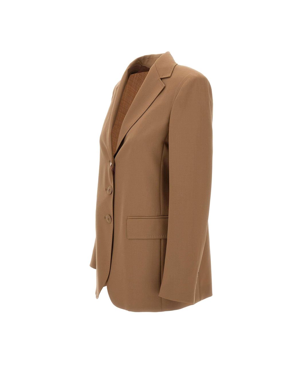 Max Mara Brown Studio Nice Single-Breasted Jacket