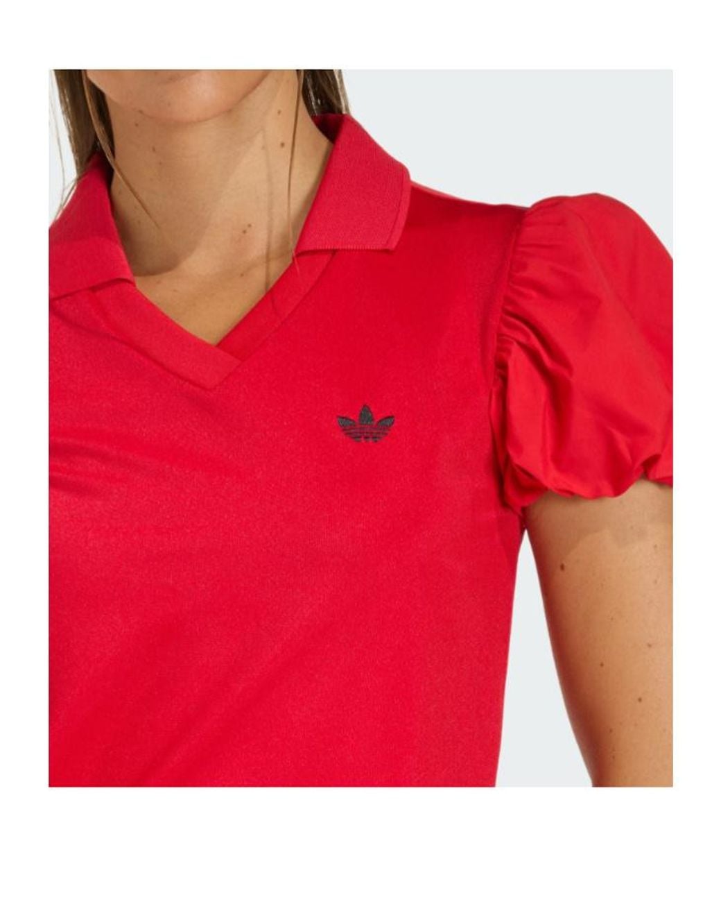 Adidas Originals Red Balloon Sleeves Dress