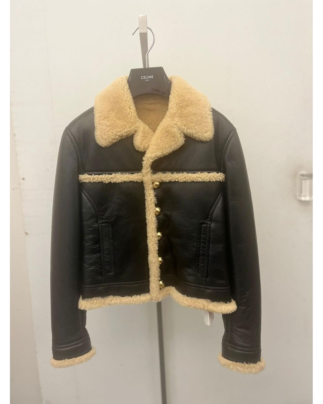 Céline Black Straight-Cut Blouson Jacket