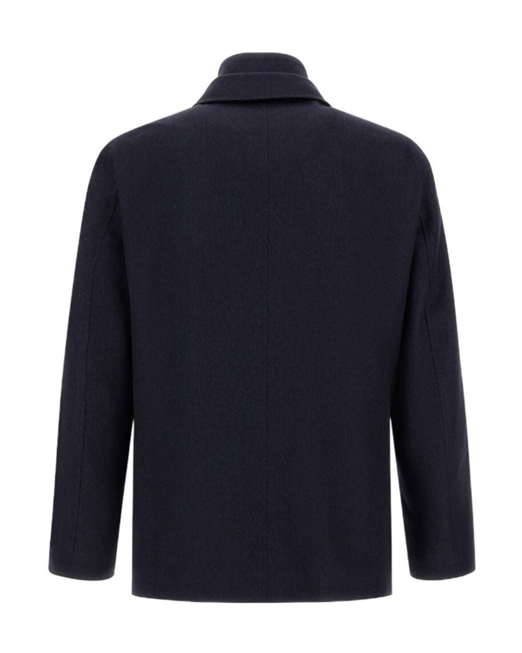 Herno Blue Three-Button Zipped Jacket for men