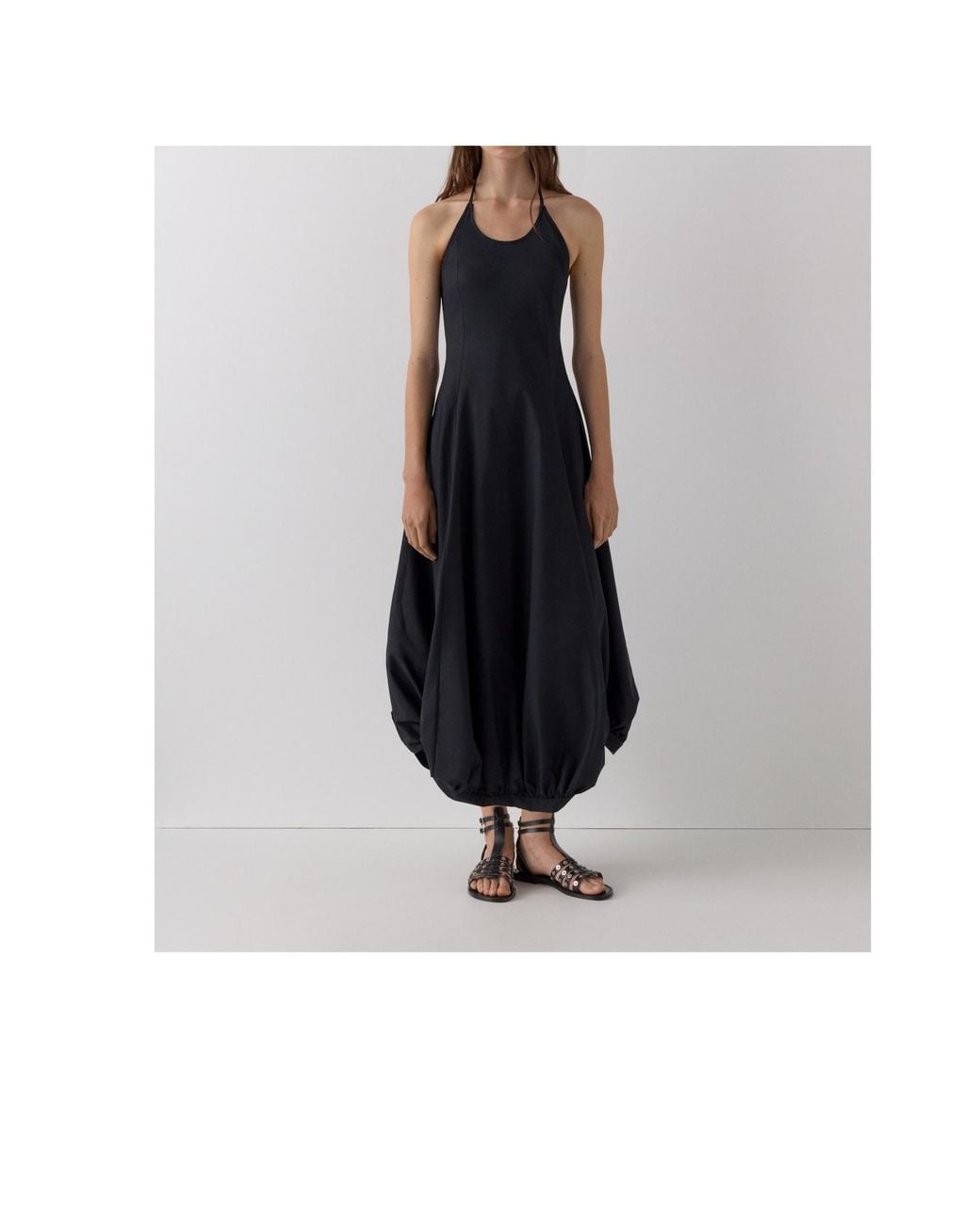 GIMAGUAS Black Samba Midi Dress