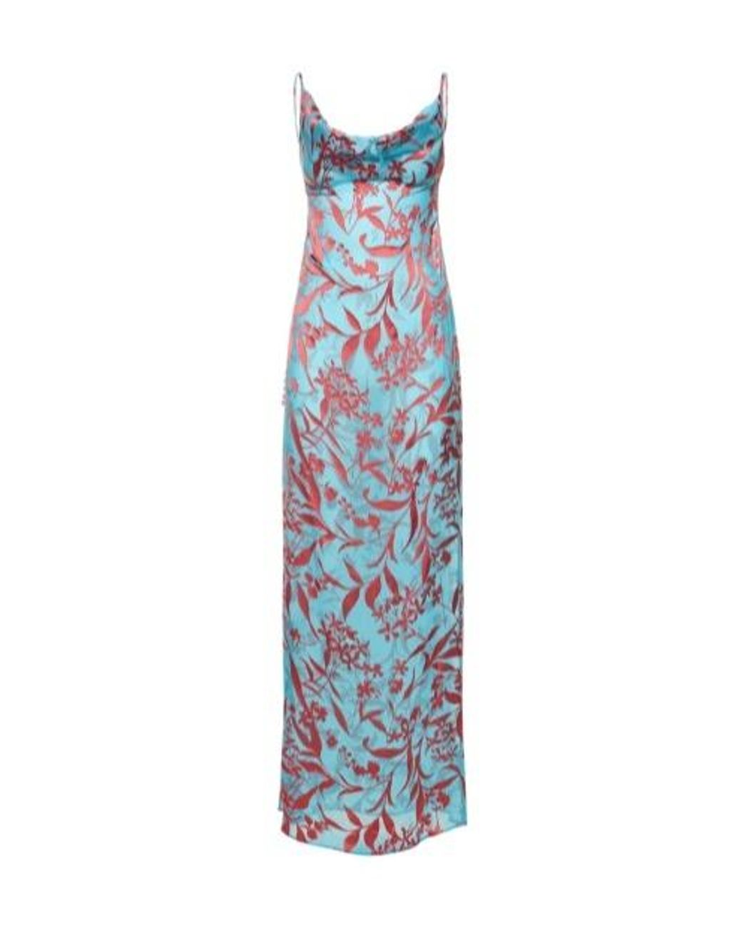 Magda Butrym Blue Chiffon Dress