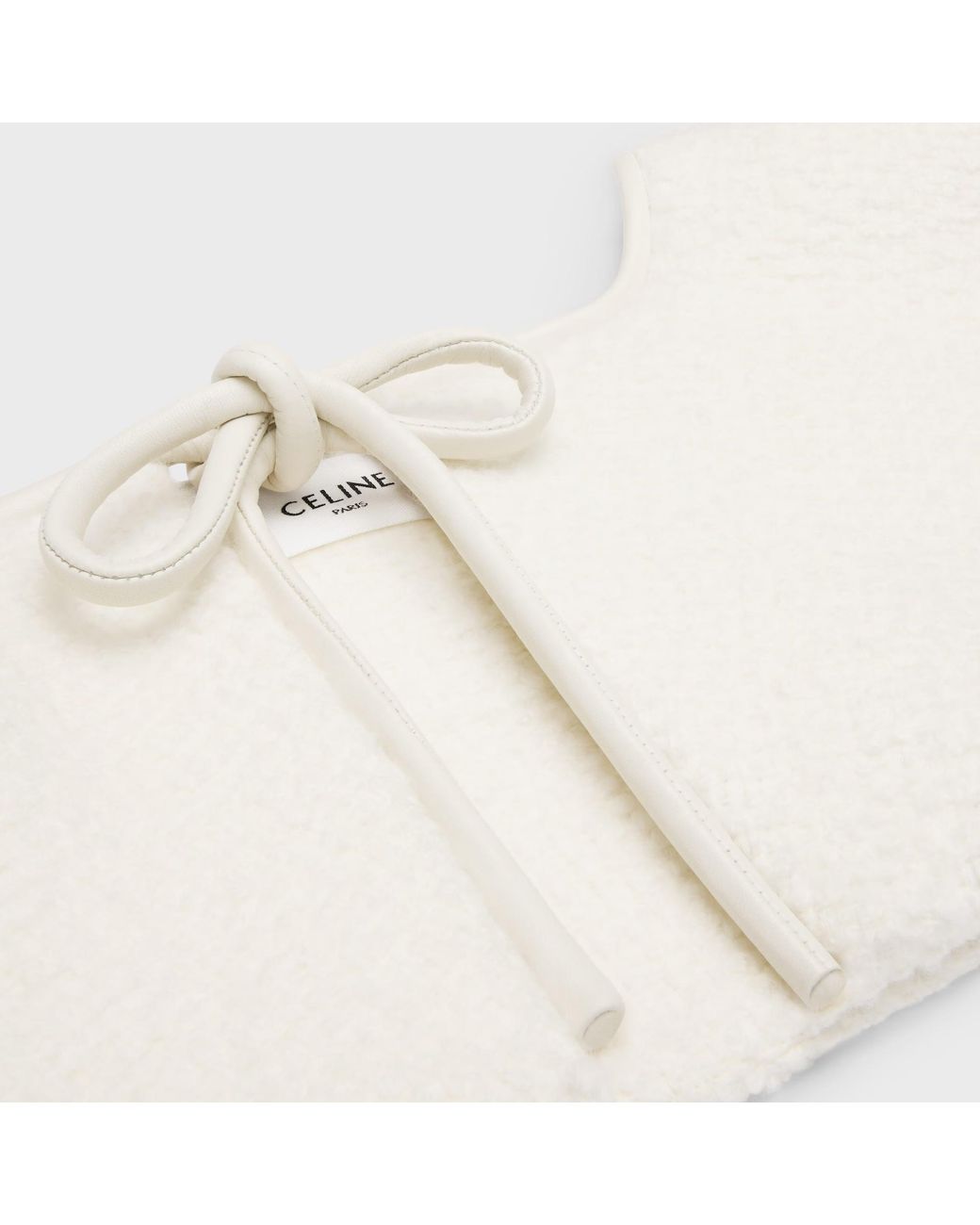 Céline White Peplum