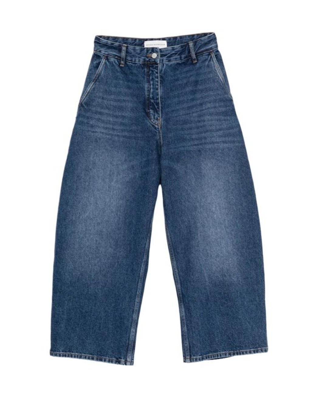 Studio Nicholson Blue Belt Loop Jeans