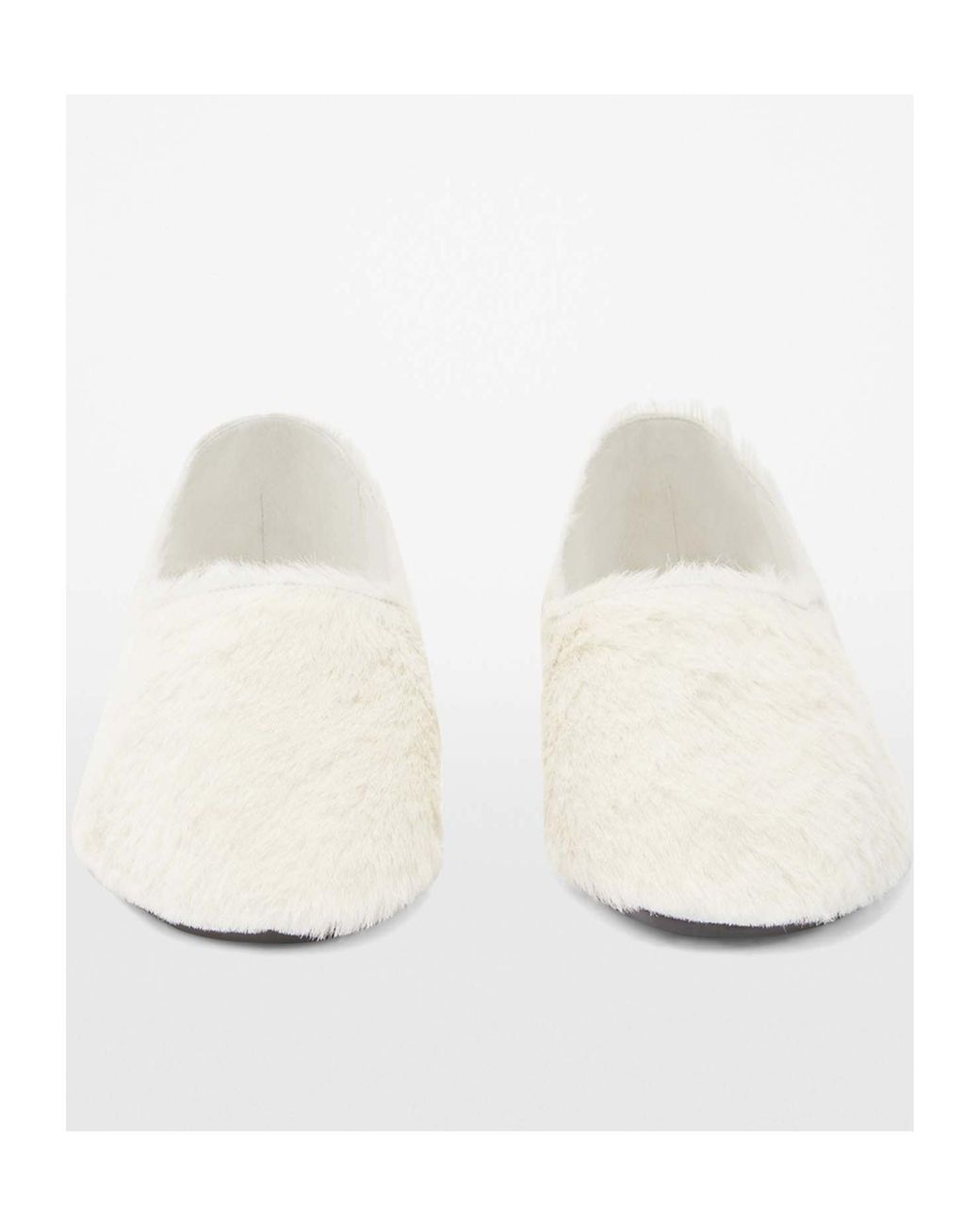 Jil Sander White Slip-On Ballerina Flats