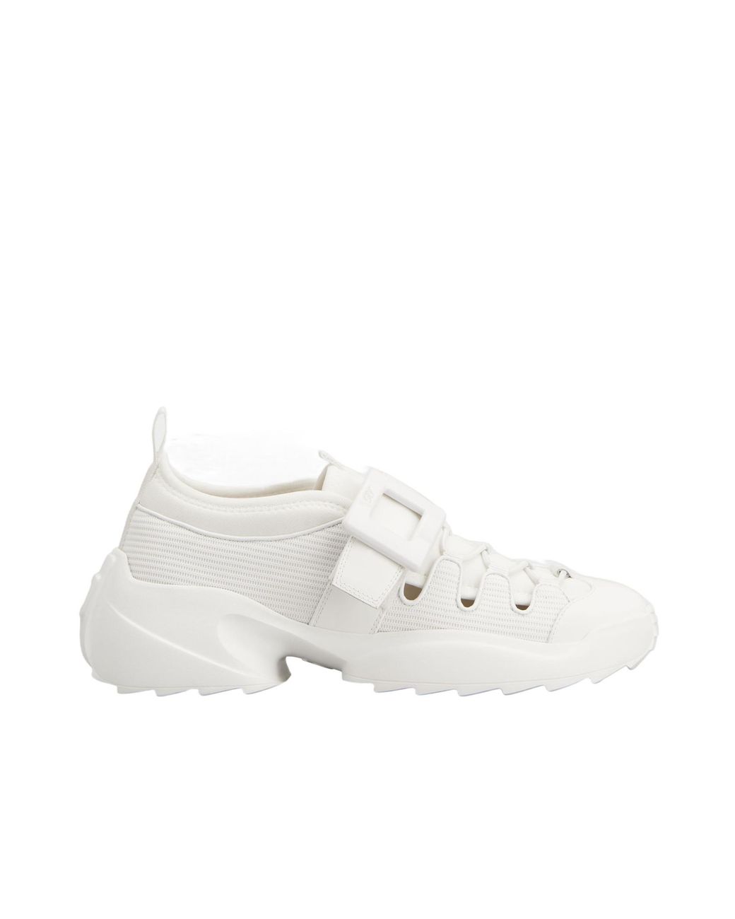 Roger Vivier White Viv' On The Run Trekky Sneakers