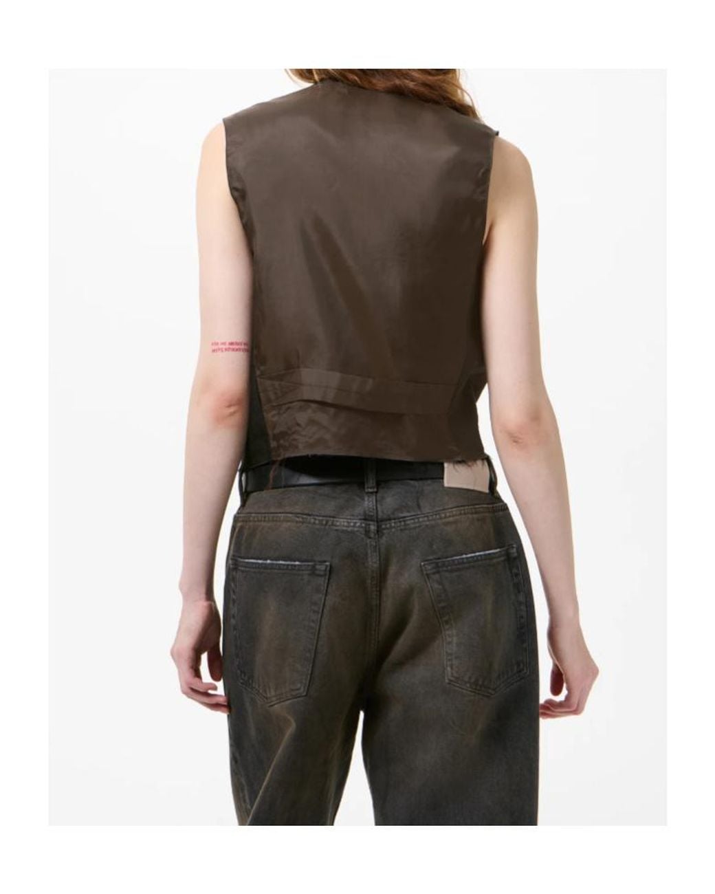 Our Legacy Black Base Waistcoat Top