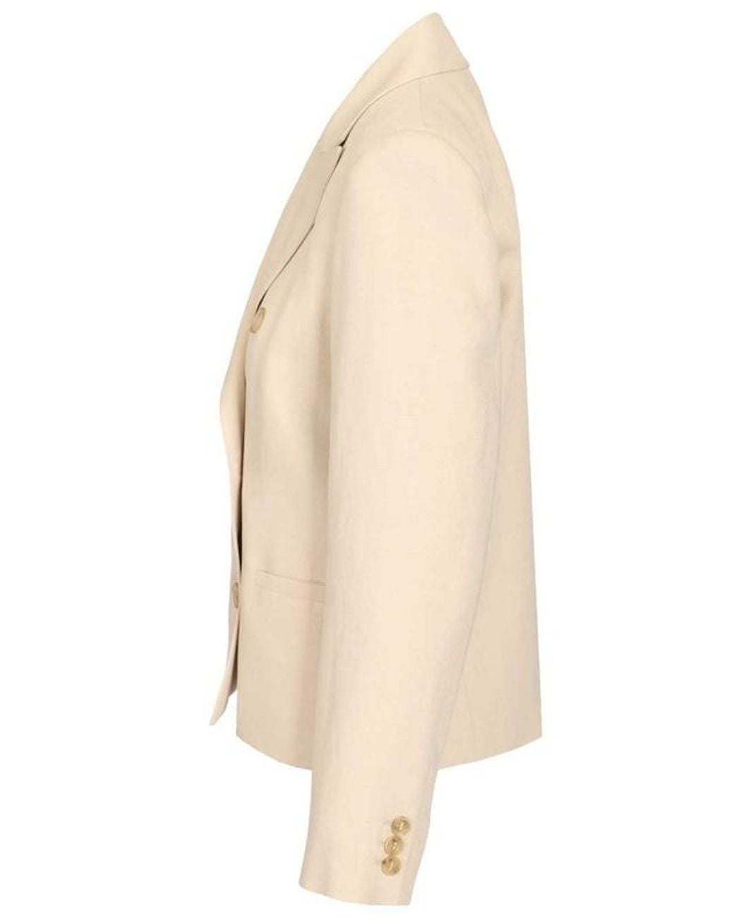 Weekend by Maxmara White Nembi Double-Breasted Blazer