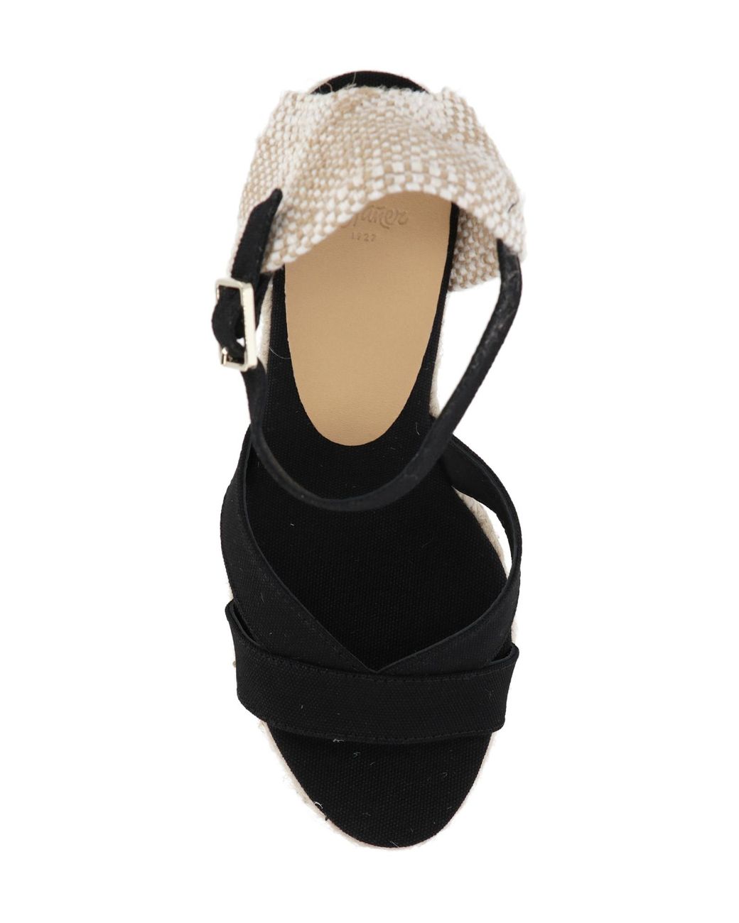 Castaner Metallic Castañer Bruna Wedge Espadrille Sandals