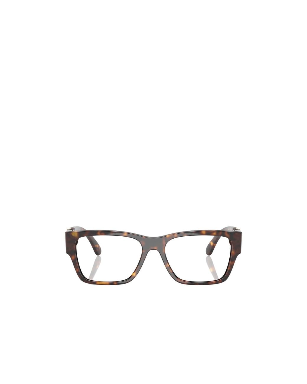 Versace White Tortoiseshell-Effect Glasses for men