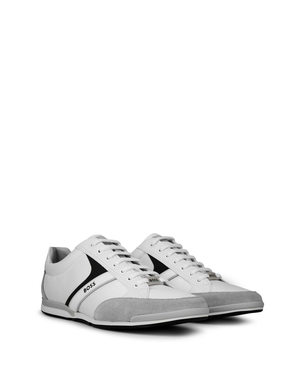 Boss White Casual Sports Shoes for men