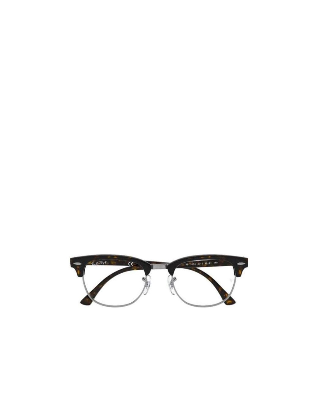 Ray-Ban Multicolor Square Frame Plano Glasses for men